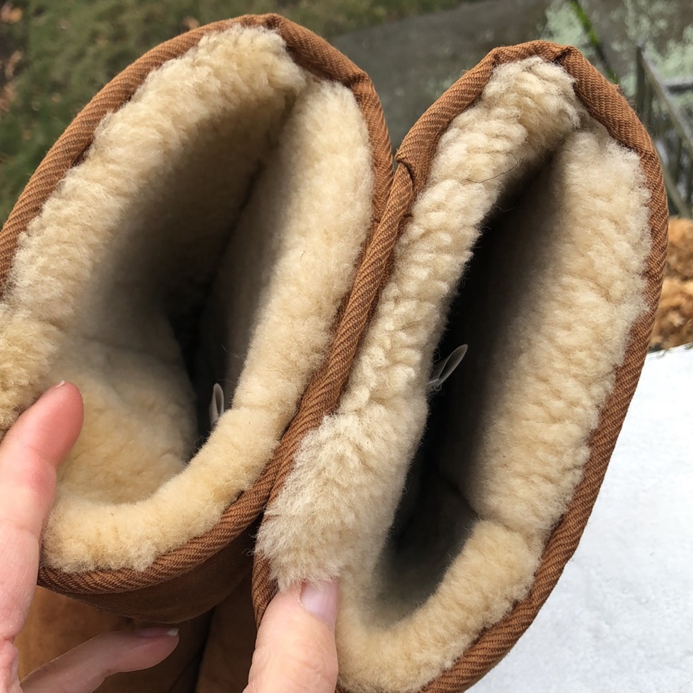 Ugg Ultimate Tall Tasman Braid 5245 Chestnut Boots EUC - Picture 4 of 13